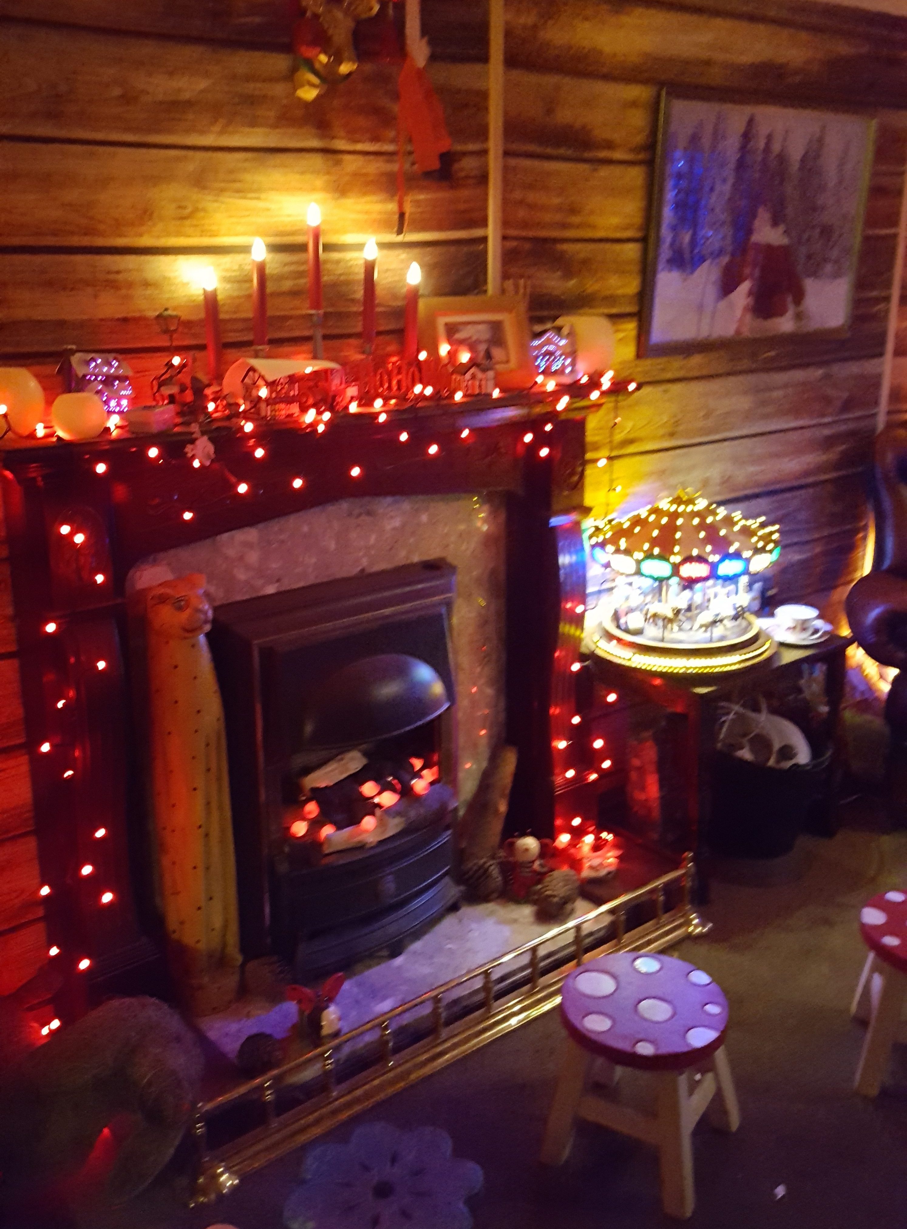 Vist Santa In His Cabin Home