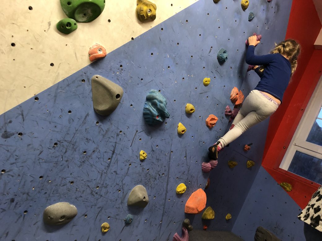 climbingwallattheclimbingacademyglasgowwithkids Glasgow With Kids